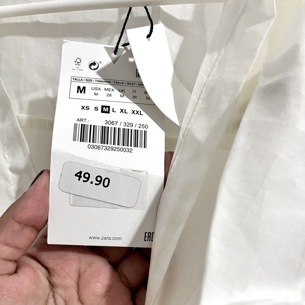 Zara linen dress NWT! - Picture 4 of 5